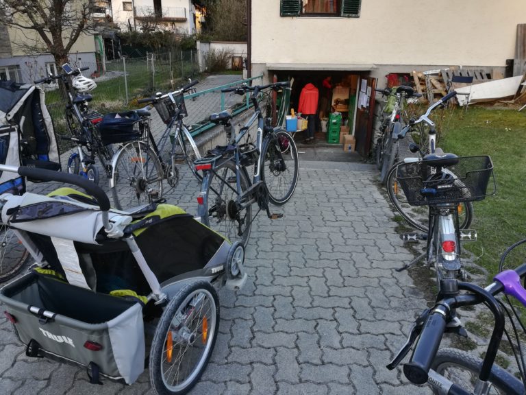 Fahrräder vor Foodcoop Fahrräder vor Foodcoop